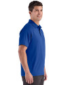 Toronto Blue Jays Cooperstown Cutter & Buck Prospect Epic Confidence Recycled Textured Stretch Mens Sport Polo Tour Blue Side Thumbnail Image