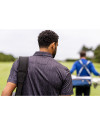 Cutter & Buck Pike Epic Confidence Recycled Fern Print Mens Polo Black Lifestyle 5 Thumbnail Image