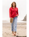 Cutter & Buck Forge Epic Confidence Recycled Stretch Womens Quarter Zip Cardinal Red Heather Lifestyle 4 Thumbnail Image
