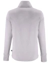 Cutter & Buck Forge Epic Confidence Recycled Stretch Womens Quarter Zip Polished Heather Mannequin Back Thumbnail Image