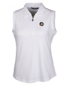 Florida State Seminoles Cutter & Buck Forge Stretch Womens Sleeveless Polo White Mannequin Thumbnail Image