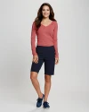 Cutter & Buck Pacific Performance Womens Pull On Short Liberty Navy Front 5 Thumbnail Image