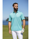 Cutter & Buck Pike Recycled Shadow Check Print Mens Polo Fresh Mint Lifestyle Thumbnail Image