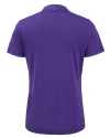 View image 20: Cutter & Buck Forge Recycled Four-Way Stretch Heathered Womens Blade Top Dark College Purple Heather Mannequin Back