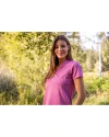 View image 34: Cutter & Buck Forge Recycled Four-Way Stretch Heathered Womens Blade Top Gelato Heather Lifestyle