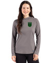Austin FC - Cutter & Buck Prospect Recycled Featherlight Stretch Womens Hooded Pullover Elemental Grey Front Thumbnail Image