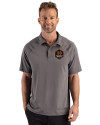 Houston Dynamo FC Cutter & Buck Prospect Recycled Featherlight Stretch Mens Big & Tall Sport Polo Elemental Grey Front Thumbnail Image