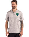 Seattle Sounders FC Cutter & Buck Coastline Recycled Double Peached Camo Print Mens Polo CONCRETE Front Thumbnail Image