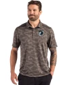 Minnesota United FC Cutter & Buck Coastline Recycled Double Peached Camo Print Mens Polo Elemental Grey Front Thumbnail Image