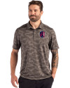 St. Louis City SC Cutter & Buck Coastline Recycled Double Peached Camo Print Mens Polo Elemental Grey Front Thumbnail Image