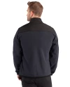 Minnesota United FC Cutter & Buck Hunts Point Recycled Fleece Mens Hybrid Full Zip Jacket
 Black Back Thumbnail Image