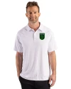 Austin FC - Cutter & Buck Prospect Recycled Featherlight Stretch Mens Sport Polo White Front Thumbnail Image