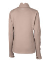 Cutter & Buck Traverse Recycled Stretch Womens Quarter Zip Mushroom Mannequin Back Thumbnail Image