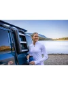 Cutter & Buck Traverse Recycled Stretch Womens Quarter Zip White Lifestyle Thumbnail Image