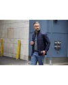 Cutter & Buck Rainier Recycled Insulated Puffer Mens Full Zip Shirt Jacket Dark Navy Lifestyle 6 Thumbnail Image