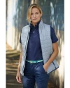 Cutter & Buck Rainier Recycled Insulated Puffer Womens Full Zip Vest Polished Medium Gray Lifestyle 4 Thumbnail Image