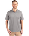 Cutter & Buck Forge Stretch Mens Big and Tall Polo Polished Medium Gray Front Thumbnail Image