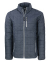 View image 4: Cutter & Buck Rainier Recycled Insulated Puffer Mens Full Zip Jacket Anthracite Melange Mannequin
