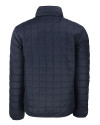 Cutter & Buck Rainier Recycled Insulated Puffer Mens Full Zip Jacket Dark Navy Mannequin Back Thumbnail Image