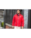 View image 51: Cutter & Buck Rainier Recycled Insulated Puffer Mens Full Zip Jacket Red Lifestyle 5