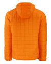 View image 70: Cutter & Buck Rainier Recycled Insulated Puffer Mens Full Zip Jacket Satsuma Mannequin Back 4