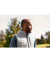 Cutter & Buck Rainier Recycled Insulated Puffer Mens Full Zip Vest Polished Medium Gray Lifestyle 4 Thumbnail Image
