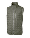 Cutter & Buck Rainier Recycled Insulated Puffer Mens Full Zip Vest Poplar Melange Mannequin Thumbnail Image