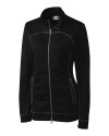 Clique Helsa Performance Knit Womens Full Zip Black Mannequin Thumbnail Image