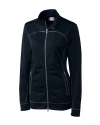 Clique Helsa Performance Knit Womens Full Zip Dark Navy Mannequin Thumbnail Image