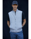 Cutter & Buck Stealth Recycled Hybrid Quilted Mens Windbreaker Vest Polished Medium Gray Lifestyle 4 Thumbnail Image