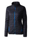 Cutter & Buck Rainier Recycled Insulated Puffer Womens Full Zip Jacket Dark Navy Mannequin Thumbnail Image