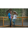 Cutter & Buck Rainier Recycled Insulated Puffer Womens Full Zip Jacket Polished Medium Gray Lifestyle 7 Thumbnail Image