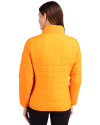 Cutter & Buck Rainier Recycled Insulated Puffer Womens Full Zip Jacket Satsuma Back Thumbnail Image