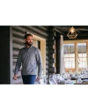 Cutter & Buck Traverse Recycled Stretch Mens Quarter Zip Elemental Grey Lifestyle 1 Thumbnail Image