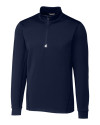 Cutter & Buck Traverse Recycled Stretch Mens Quarter Zip Liberty Navy Mannequin Thumbnail Image