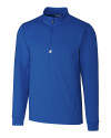 Cutter & Buck Traverse Recycled Stretch Mens Quarter Zip Tour Blue Mannequin Thumbnail Image