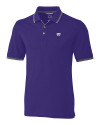 View image 1: Kansas State Wildcats Cutter & Buck Advantage Tipped Polo College Purple Mannequin