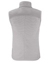 Washington Commanders Mono Cutter & Buck Hunts Point Recycled Fleece Womens Hybrid Full Zip Vest Polished Medium Gray Mannequin Back Thumbnail Image