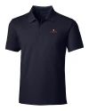 View image 1: Illinois Fighting Illini Cutter & Buck Forge Polo Mens Tailored Fit Liberty Navy Mannequin