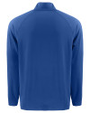 Indianapolis Colts Historic Cutter & Buck Prospect Recycled Featherlight Stretch Mens Quarter Zip Tour Blue Mannequin Back Thumbnail Image