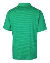 Notre Dame Fighting Irish Cutter & Buck Forge Pencil Stripe Stretch Mens Polo Kelly Green Mannequin Back Thumbnail Image