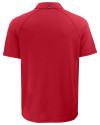 Seattle Seahawks Americana Cutter & Buck Prospect Recycled Featherlight Stretch Mens Sport Polo Red Mannequin Back Thumbnail Image