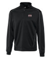 Mississippi State Bulldogs Cutter & Buck Men's CB DryTec Edge Half Zip Black Mannequin Thumbnail Image