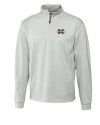 Mississippi State Bulldogs Cutter & Buck Men's CB DryTec Edge Half Zip Reflect Mannequin Thumbnail Image