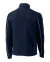 North Carolina Tar Heels Cutter & Buck Men's CB DryTec Edge Half Zip Navy Blue Mannequin Back Thumbnail Image