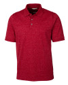 Cutter & Buck Advantage Tri-Blend Pique Mens Polo Dark Cardinal Red Mannequin Thumbnail Image