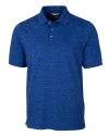 Cutter & Buck Advantage Tri-Blend Pique Mens Polo Dark Tour Blue Mannequin Thumbnail Image