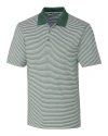 Cutter & Buck Forge Tonal Stripe Stretch Mens Big and Tall Polo Hunter Green Mannequin Thumbnail Image