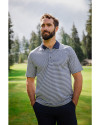 Cutter & Buck Forge Tonal Stripe Stretch Mens Big and Tall Polo Liberty Navy Lifestyle 1 Thumbnail Image