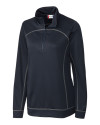 Clique Helsa Performance Knit Womens Half Zip
 Dark Navy Mannequin Thumbnail Image